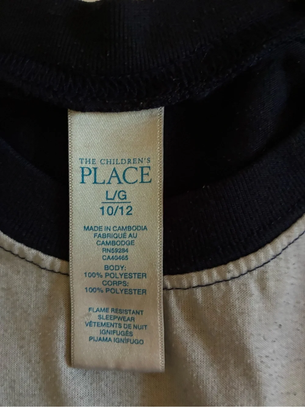 The Children's Place Navy and Gray 